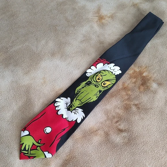Dr. Seuss Enterprises Vintage Grinch Tie 4" Circa 1990s - Picture 2 of 5
